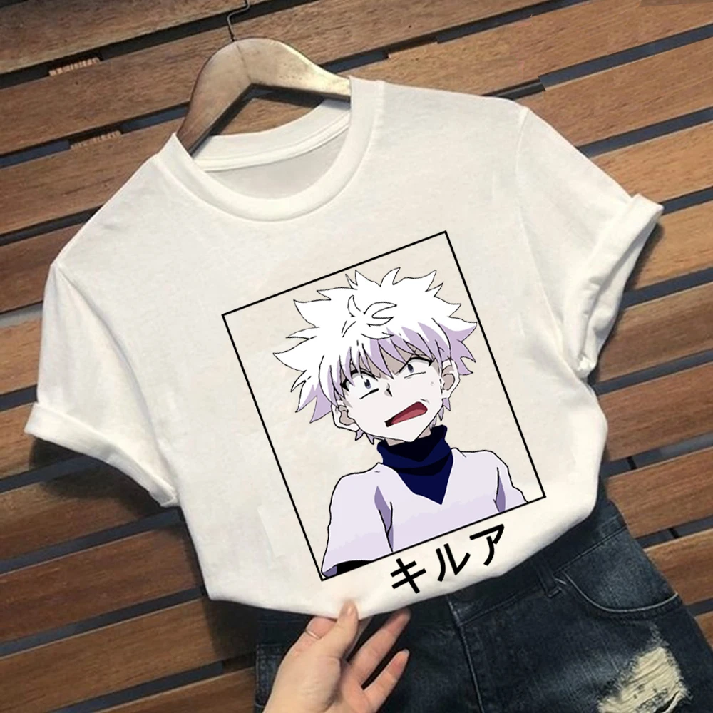 

2021 оригинальные футболки с принтом аниме Hunter X Hunter Killua