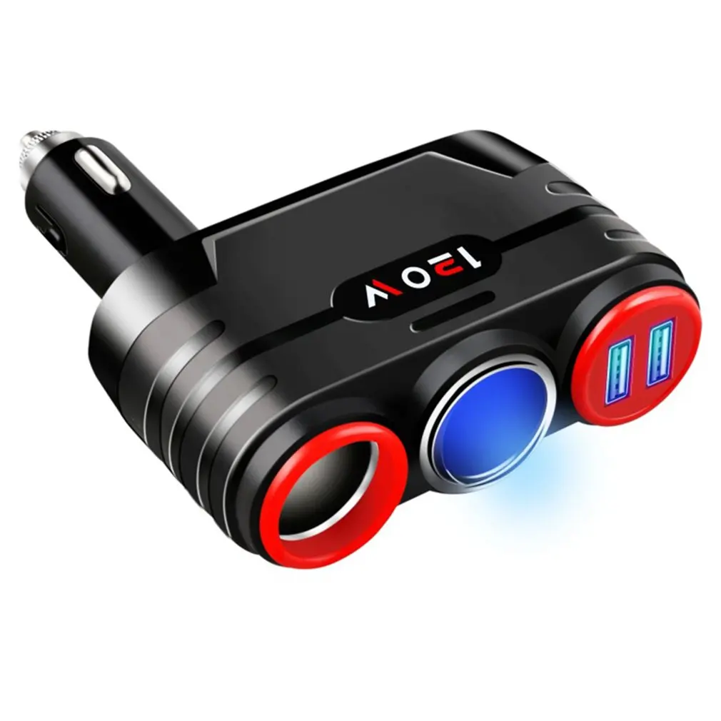 

Cigarette Lighter One For Two Straight Into The Car Cigarette Lighter Car Phone Charger Dual Usb Car Charger Can Smoke