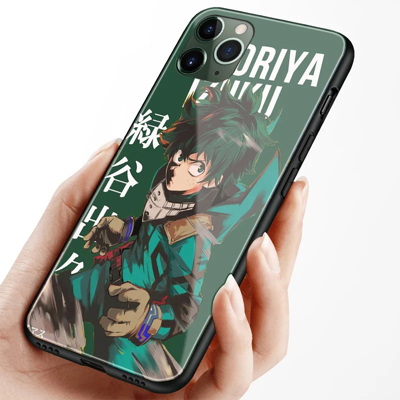 Boku no My Hero Academy аниме мягкий силиконовый стеклянный чехол для телефона, чехол для Apple iPhone 6 6s 7 8 plus x xr xs 11Pro max