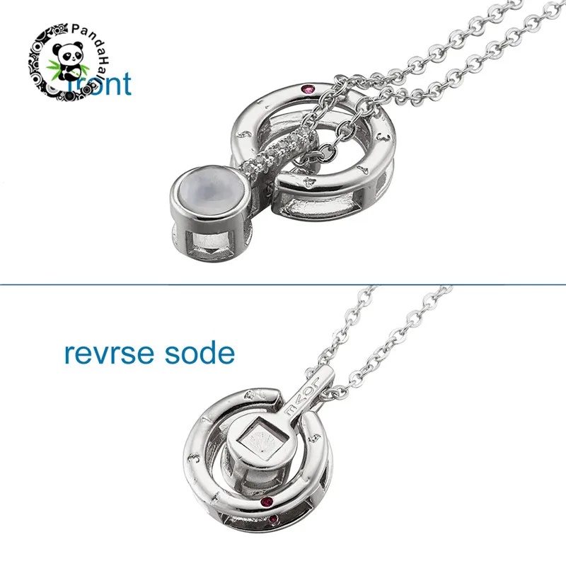 1 шт. латунное ожерелье с подвеской на железной цепочке 2 цвета 3 размера |