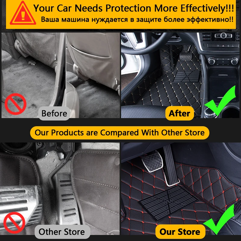 Изготовленный На Заказ Кожаный Автомобильный Брелок коврики для Volkswagen VW Polo MK4 9N