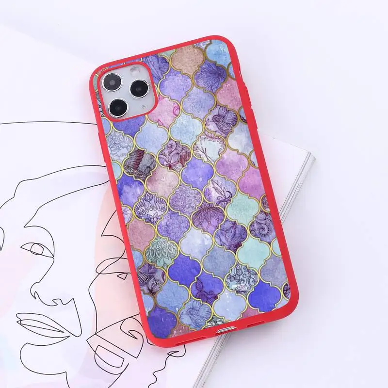 

Cute summer fruits Phone Case Red Candy Color for iPhone 6 7 8 11 12 s mini pro X XS XR MAX Plus