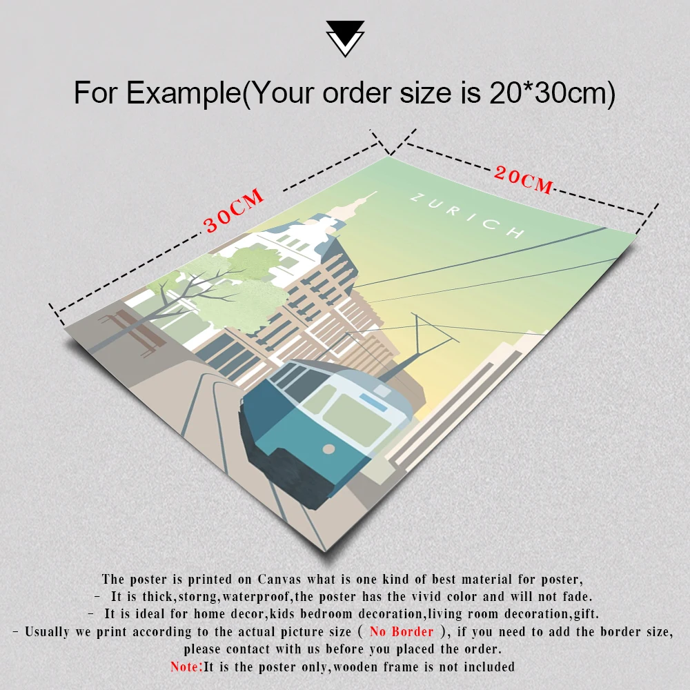 Винтажный постер в скандинавском стиле для путешествий города Нью-Йорка Рима