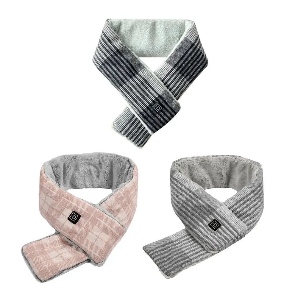 

Heated Neck Wrap Neck Heating Warmer Pad With Adjustable Temperatures USB Charging Neck Warmer For Men Women Christmas Valenti
