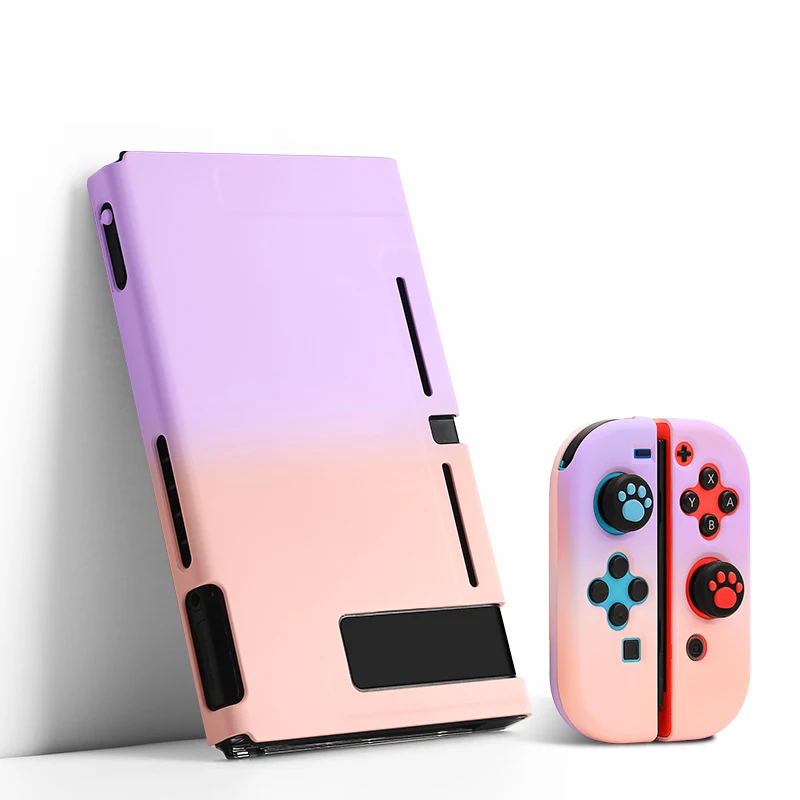 

Silicone Case Protective Cover For Nintendo Switch Joy-Con Accessory Glossy Colorful Anti-scratch Case Cover For Switch Console