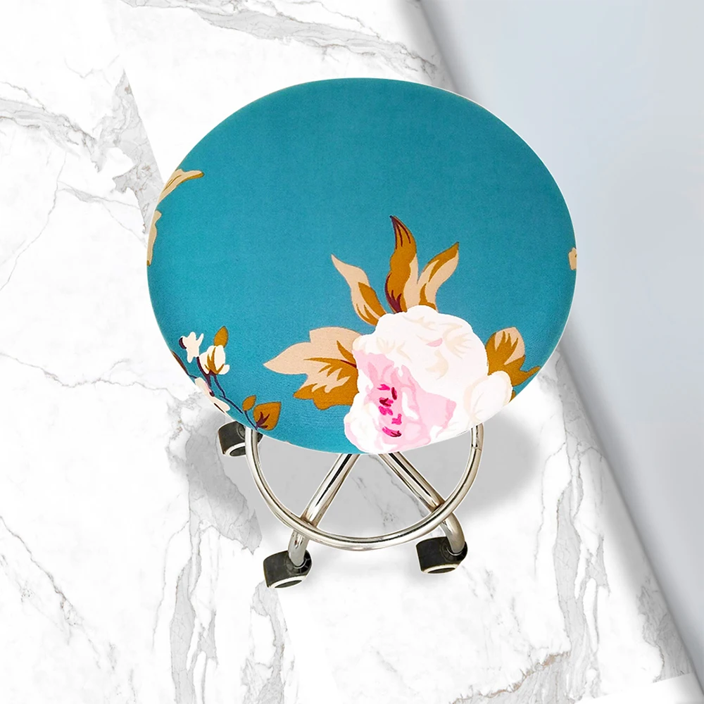 1/2/4 шт. круглый чехлы для стульев барный стул крышка эластичные сиденья домашний