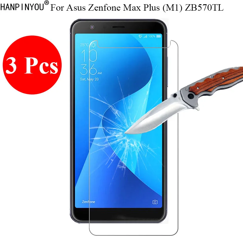 3 шт./лот 9H 2.5D HD Прозрачная защитная пленка из закаленного стекла для ASUS ZenFone Max Plus M1