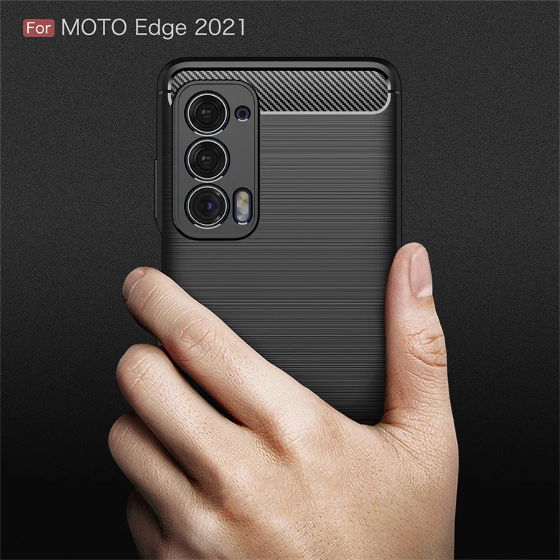 Case For Motoroal Moto Edge 2021 Cover For Moto Edge 2021 Cover Soft Shockproof Bumper Full TPU For Fundas Moto Edge 2021 Case