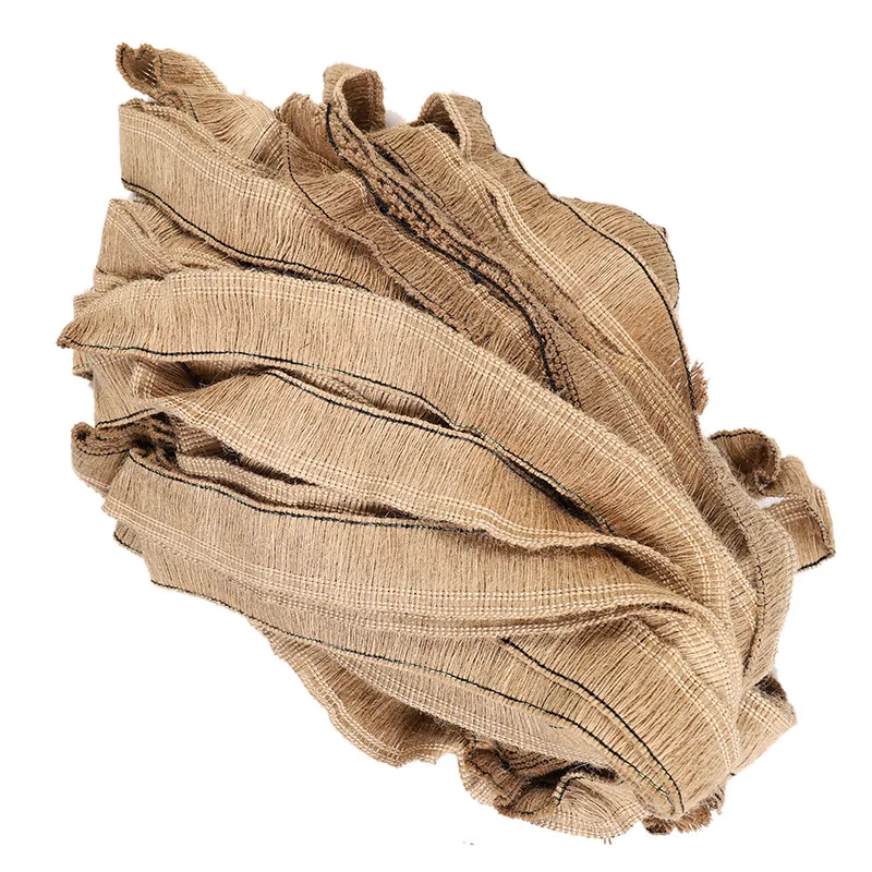 

4.5cmx50m Jute Burlap Rope Handcraft Supplies Gift Packaging Stuff Garment Accessories Decoration