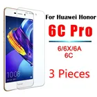 Защитное стекло для Huawei Honor 6c Pro, 3 шт., закаленное стекло, защита экрана на Honor 6x6 C X A C6 X6 Honor6c, защитная пленка
