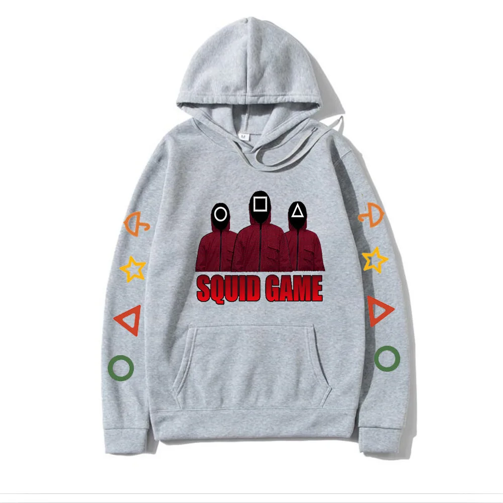

Newest Korean TV Squid Game Hoodies Round Six boys Streetwears Men and Women Oversized Sweatshirts Hoodie Squid Game Pullovers