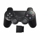 Беспроводной контроллер, Bluetooth геймпад 2,4G, Вибрационный контроллер для Play Station 2, джойстик для Dualshock 2, прозрачный цвет