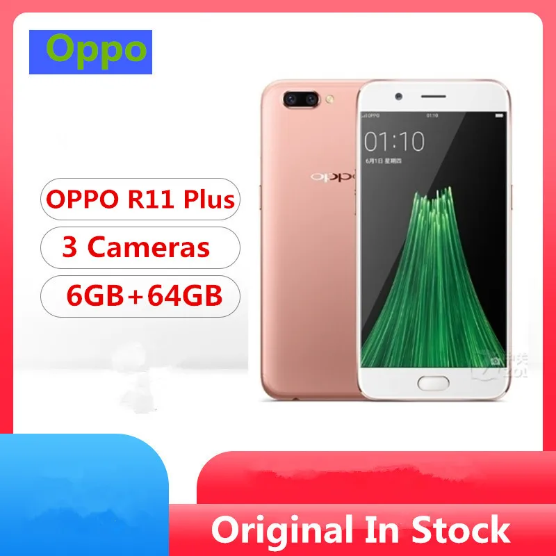 Смартфон Oppo R11 Plus 4G LTE Snapdragon 660 Android 7 1 6 0 дюйма IPS 1920x1080 + 64 ГБ 20 МП | Мобильные телефоны