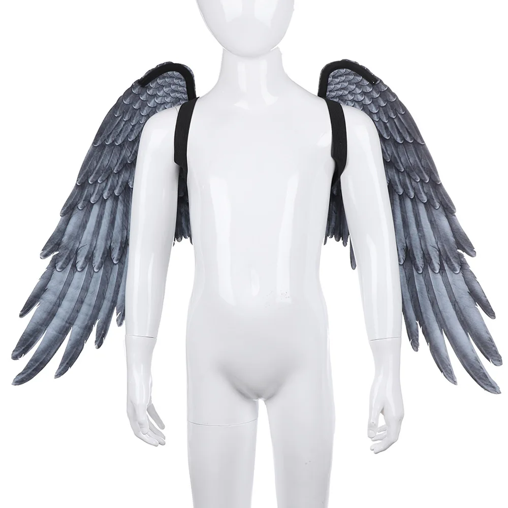 

CosDaddy Kids Halloween Party Cosplay Wings Childern Boys Girl Angel Wings Show Stage Cosplay Props