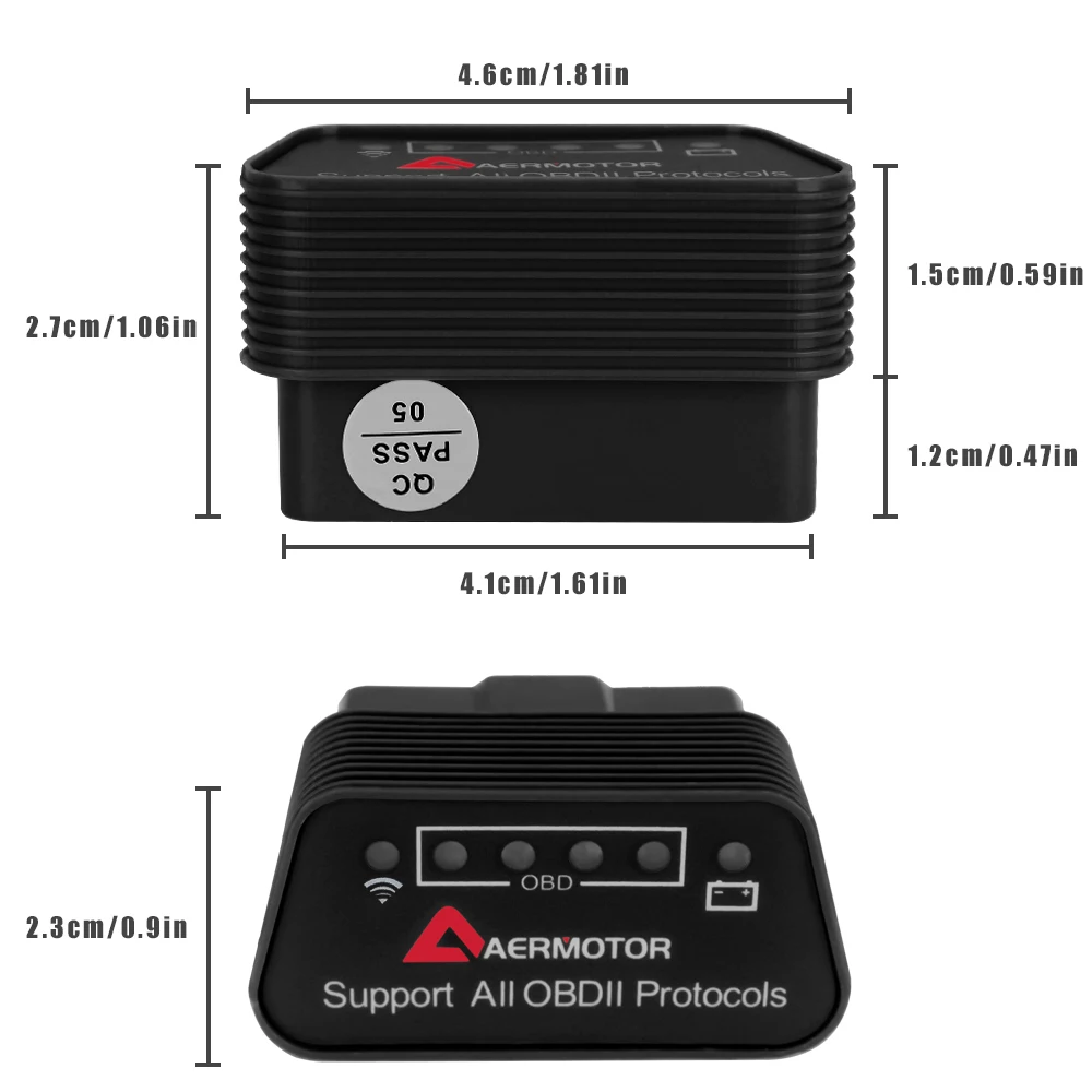 

For Android/IOS ELM327 V1.5 OBD 2 Scanner For Mercedes Benz W203 W210 W211 W204 A C E S CLS CLK CLA Auto Engine Diagnostic Tool