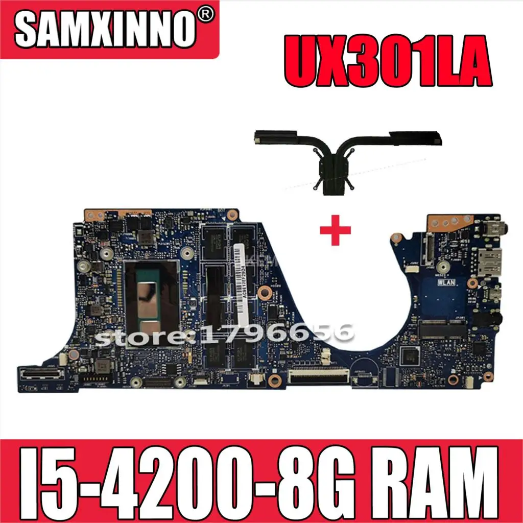 UX301LA GM I5 4200 8G RAM материнская плата для Asus U301L UX301L ноутбук плата|Компьютерные кабели