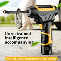 universal electric inflatable pump handheld 12v car air compressor pump digital display for car motorcycle tires balls