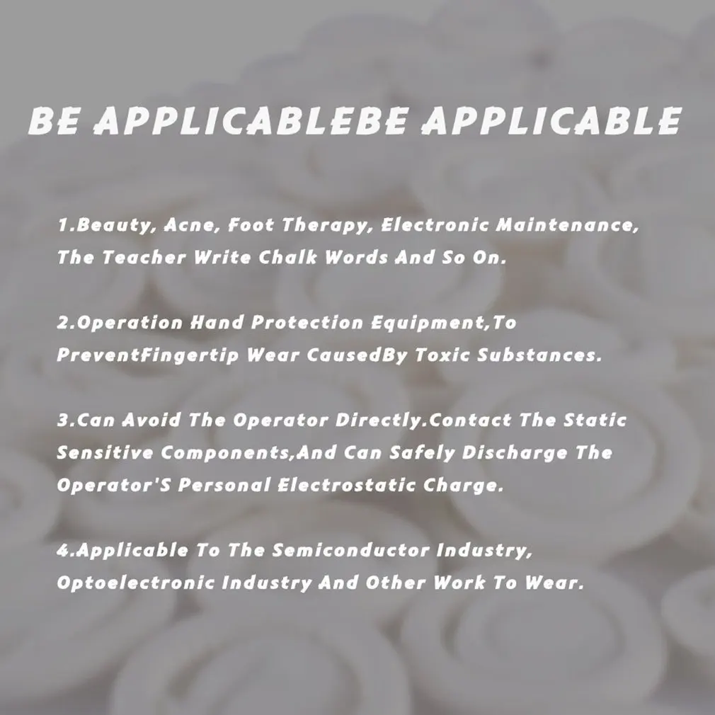 Оптовая продажа вышивка специальные резиновые пальцы белые