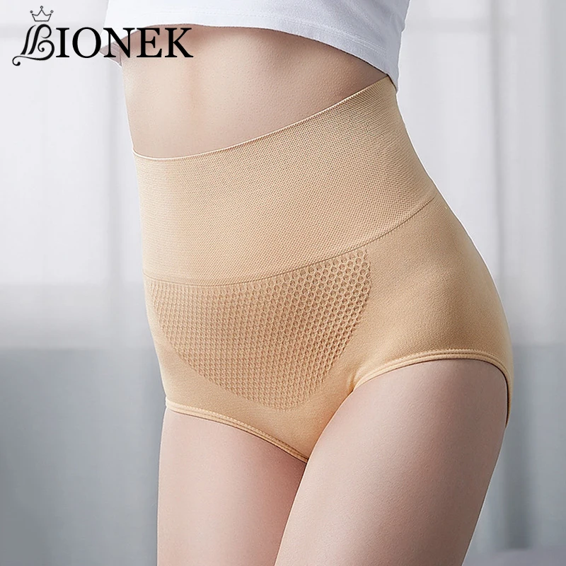 

Женское нижнее белье BIONEK Honeycomb с высокой талией, сексуальные хлопковые трусики, бесшовные трусы для коррекции фигуры, женское эластичное ни...