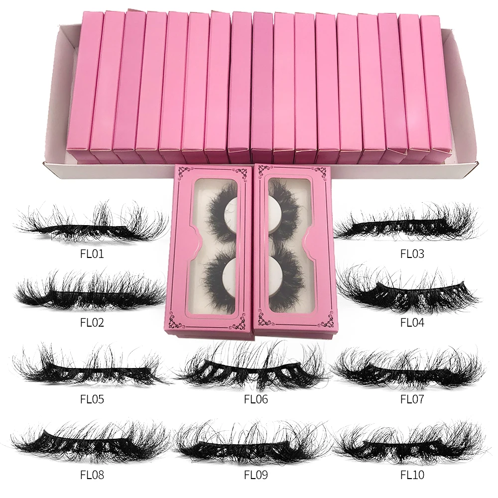 

Ресницы длинные из норки, 22 мм, 20 мм, 50 пар