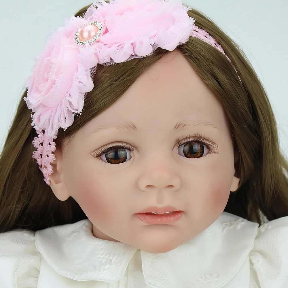 60 см силиконовые куклы Reborn 24 дюйма ручной работы реалистичные игрушки для