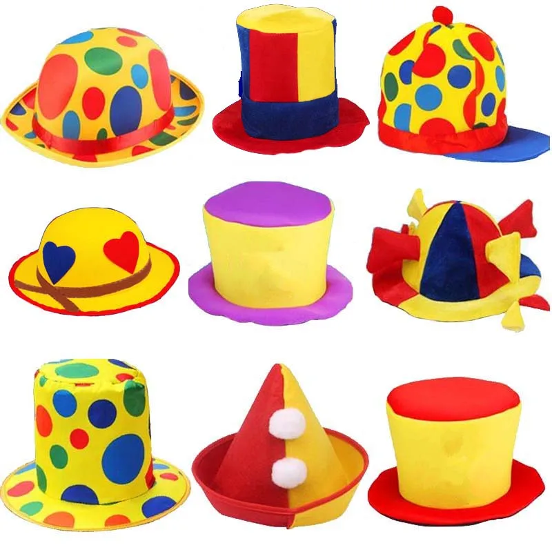 Головной убор клоуна для мужчин и женщин|adult costume hats|costume hatcosplay women |