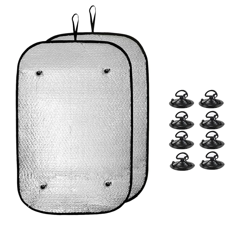 2 шт. двухслойный солнцезащитный козырек для окон и дверей домов на колесах 15 7x23 6