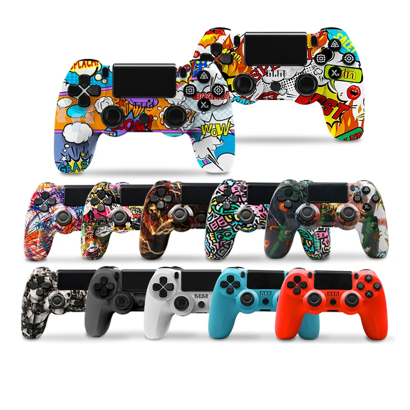 

New PS4 Wireless Bluetooth Controller Is Suitable for Sony P4 Fourth-generation Dual-vibration Game Controller with Light Bar