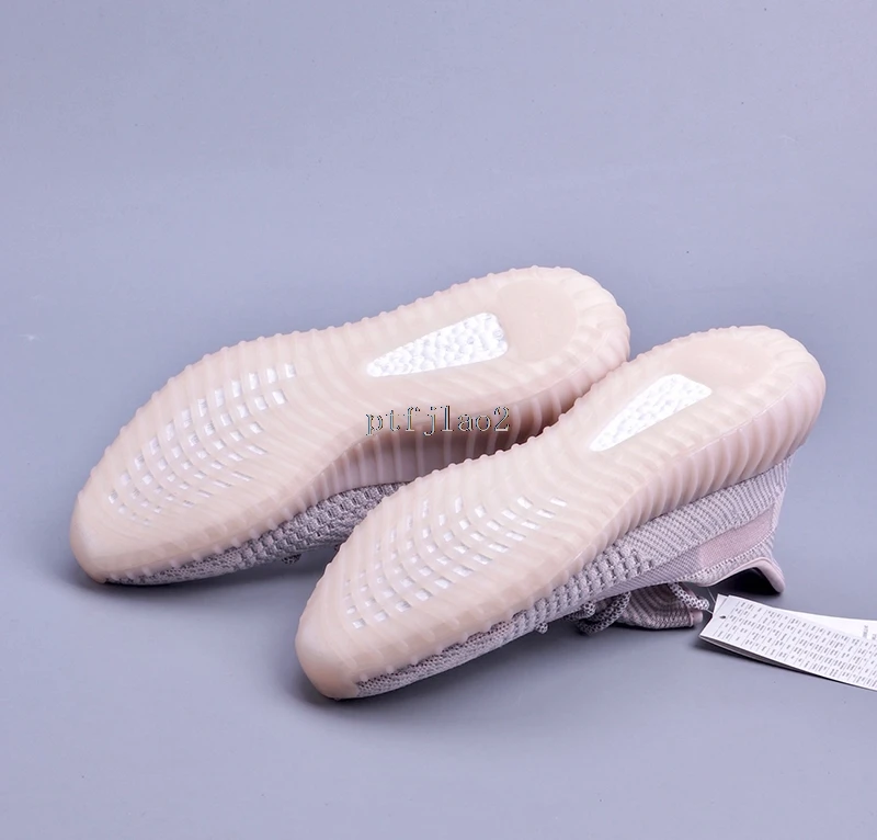 

Original Adidas Yeezy Boost 350 V2 Women Jogging Shoes Silver powder 36-40