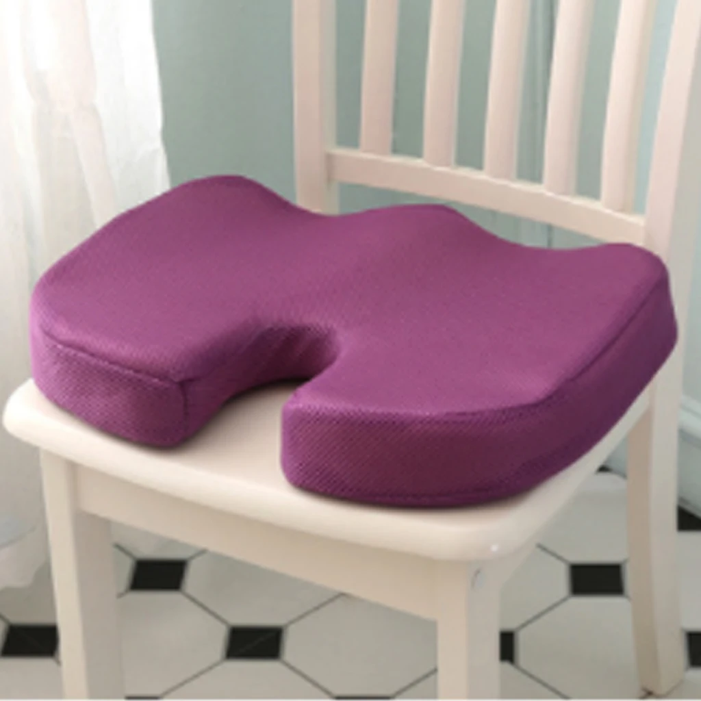 Подушка Защитная Для копчика 45*35*7 бамбуковый уголь с медленным восстановлением