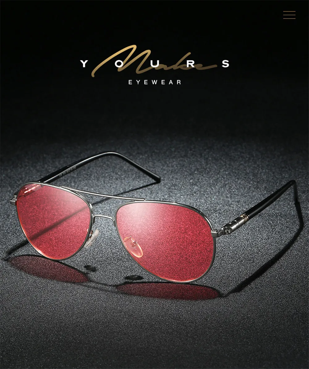 

Fashion Polarized Sunglasses Men Day and Night Anti-glare Anti-high Beam Driving Mirror