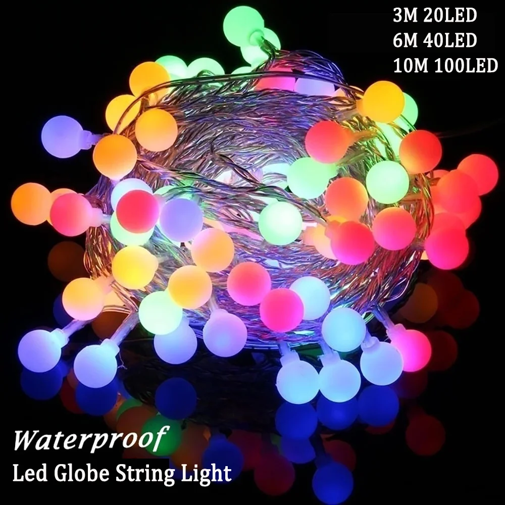 Строки глобуса СИД светильник USB/Батарея приведенный в действие 3 м 6 10 напольный вечерние рождественские