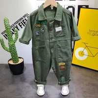 child jumpsuit casual tooling coverall fashion denim boys clothing autumn new arrival romper for baby 2020 boy overalls 2 6 y