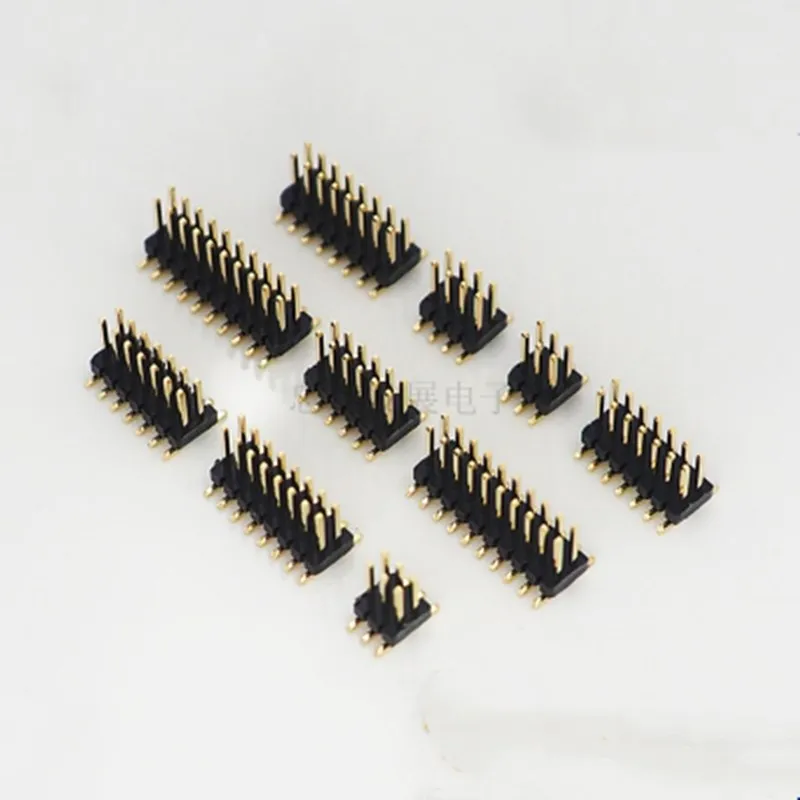 10 шт. SMD SMT 2*2/3/4/5/6/7/8/9/10/12/16/20/40/ PIN двухрядный штырьковый разъем 1 27 мм штепсельный