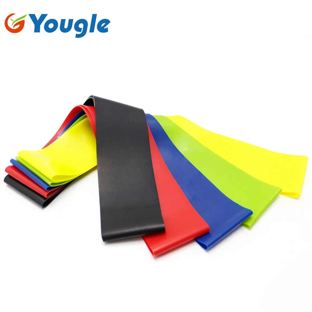 

YOUGLE 5 Pcs/Lot Yoga Resistance Band Belt Loops Strap For Strength Training Fitness