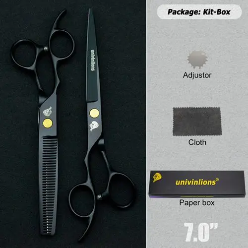 Pet Scissors Kit " прямые и истончающие ножницы для домашних животных, набор ножниц для собак, ножницы для стрижки домашних животных, ножницы для стрижки собак и кошек - Цвет: Pet Scissors Kit