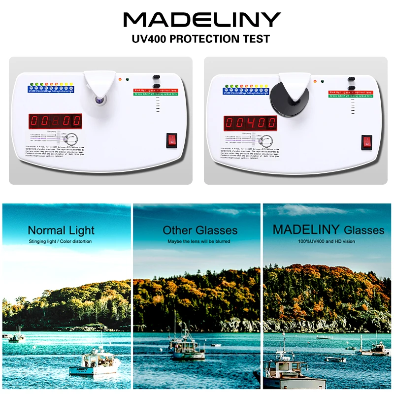 

MADELINY Fashion Rectangle Sunglasses Women Rimless Small Lens Sunglasses Classical Alloy Metal Sun Glasses Men UV400 MA134