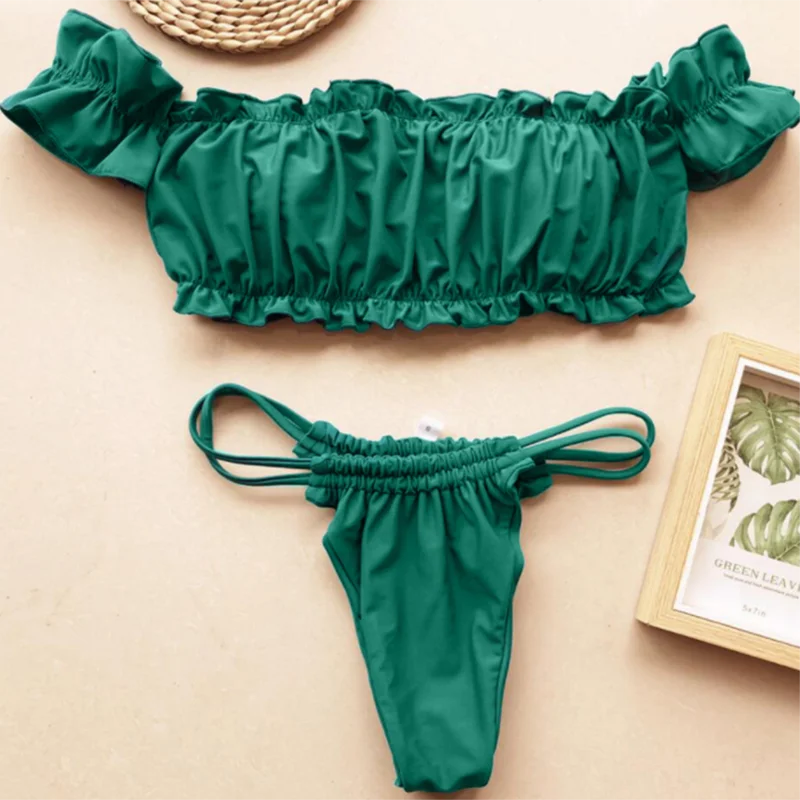 

Женский купальник 2021, сексуальный комплект бикини, летний женский купальник, женские стринги, купальный костюм, бесплатная доставка