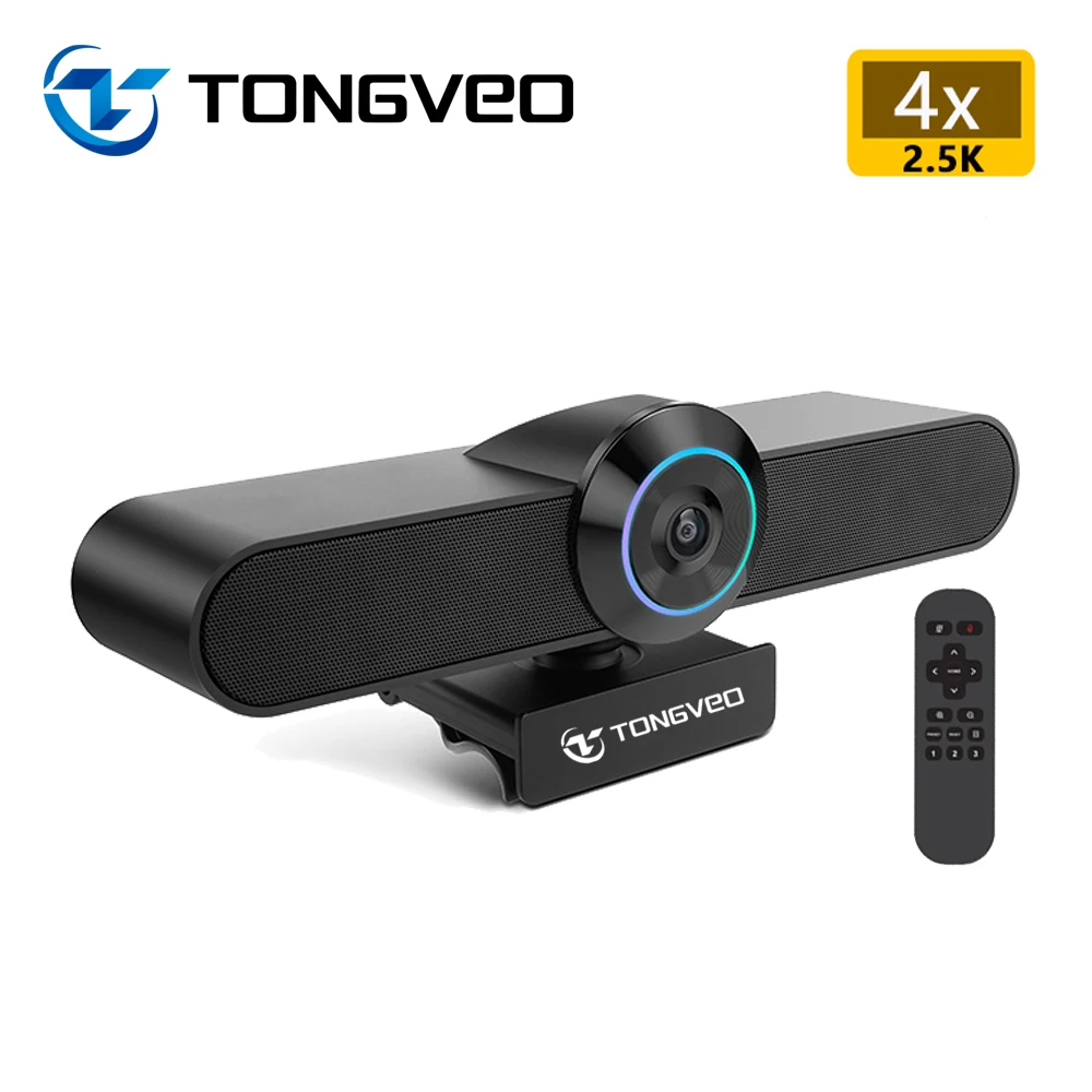 

Tevo-EVA200 Eptz 2.5K USB Webcam with 4X Digital Zoom Conferencecam 165 Degree Fov 3 Presets for Living Meeting Education PC TV