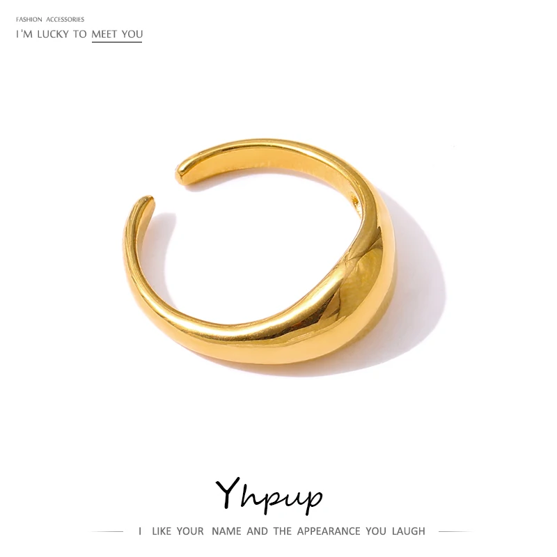 Женское кольцо-кольцо золотистого цвета с геометрическим узором | Украшения и