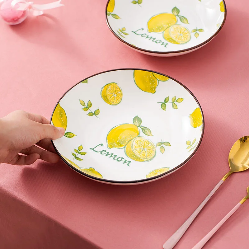 

"Big Fruit" Modern Dishes Dinner Plates Set Platter Tray Beautiful Home Restaurant Dinnerware Tableware