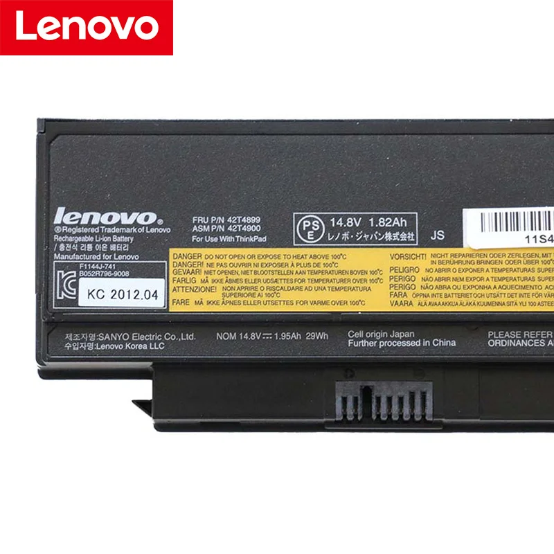 

Lenovo NEW Original Laptop Battery For Lenovo Thinkpad X220 X220I X220S 42T4899 42T4900 42T4942 42T4872 42T4865 42T4866 14.8v