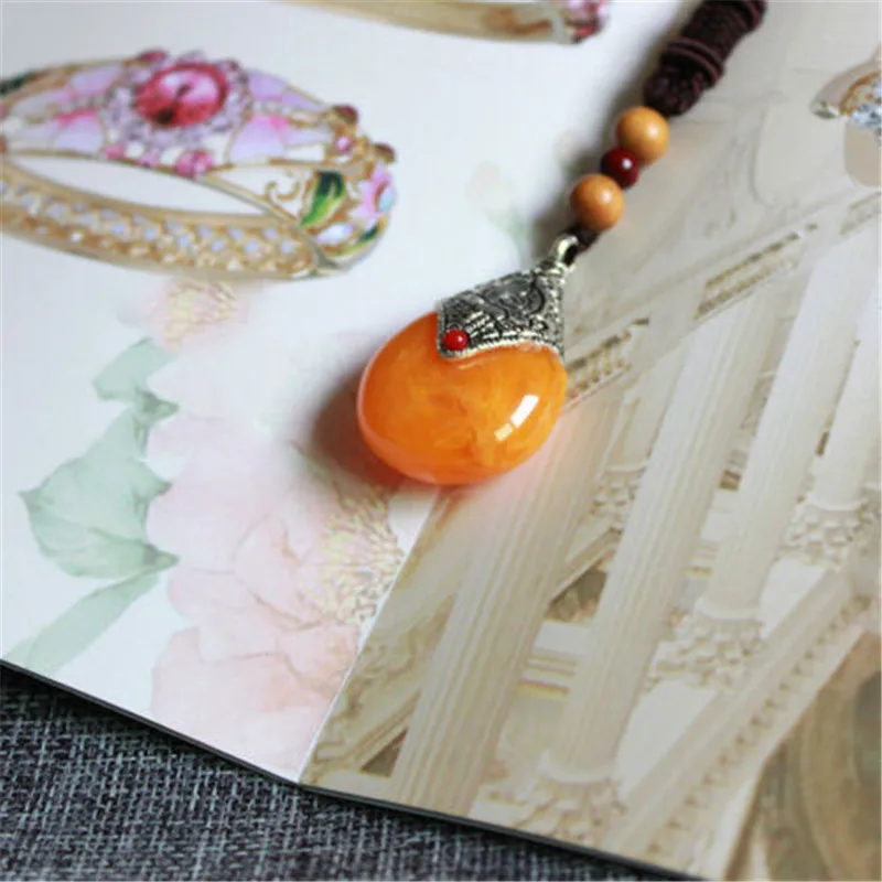 1 шт. антикварная тибетская серебряная подвеска Будды желтая Bodhi бусы для женщин