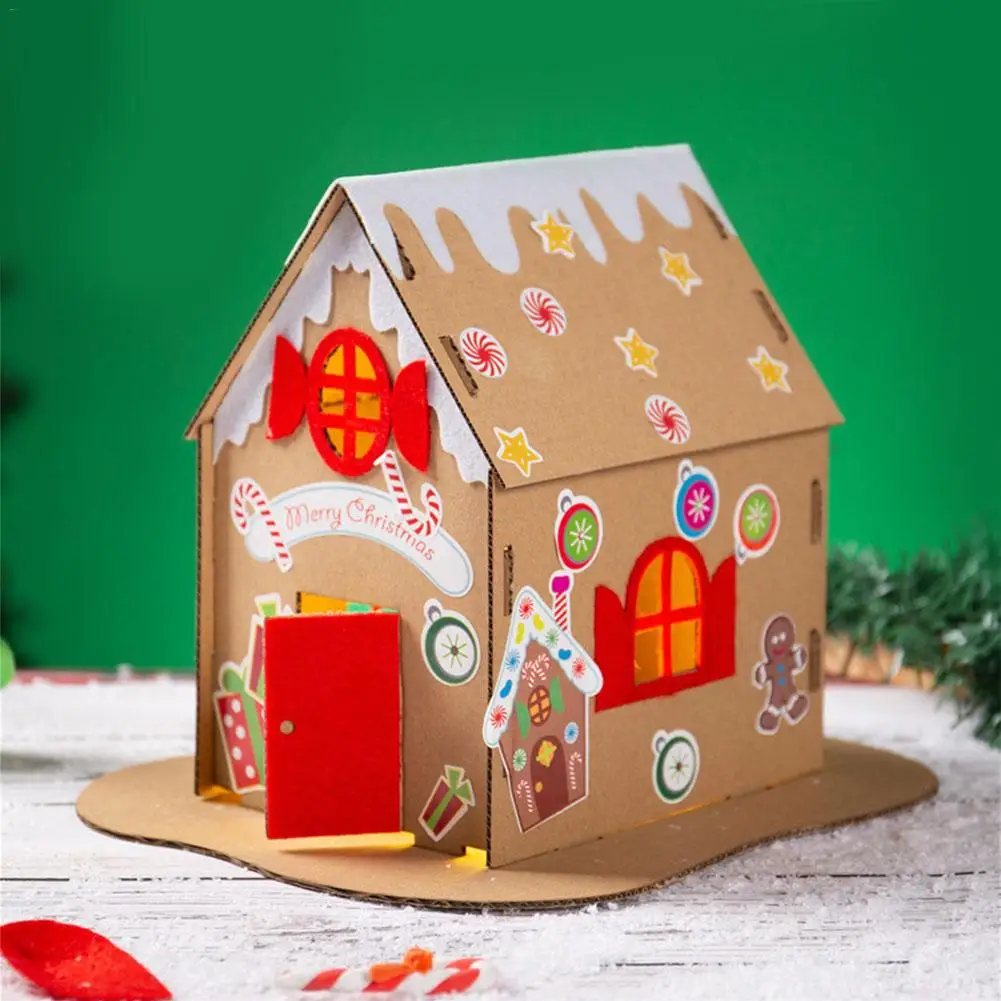 DIY Рождественский светильник ed Little House пластиковый светильник-Свеча на