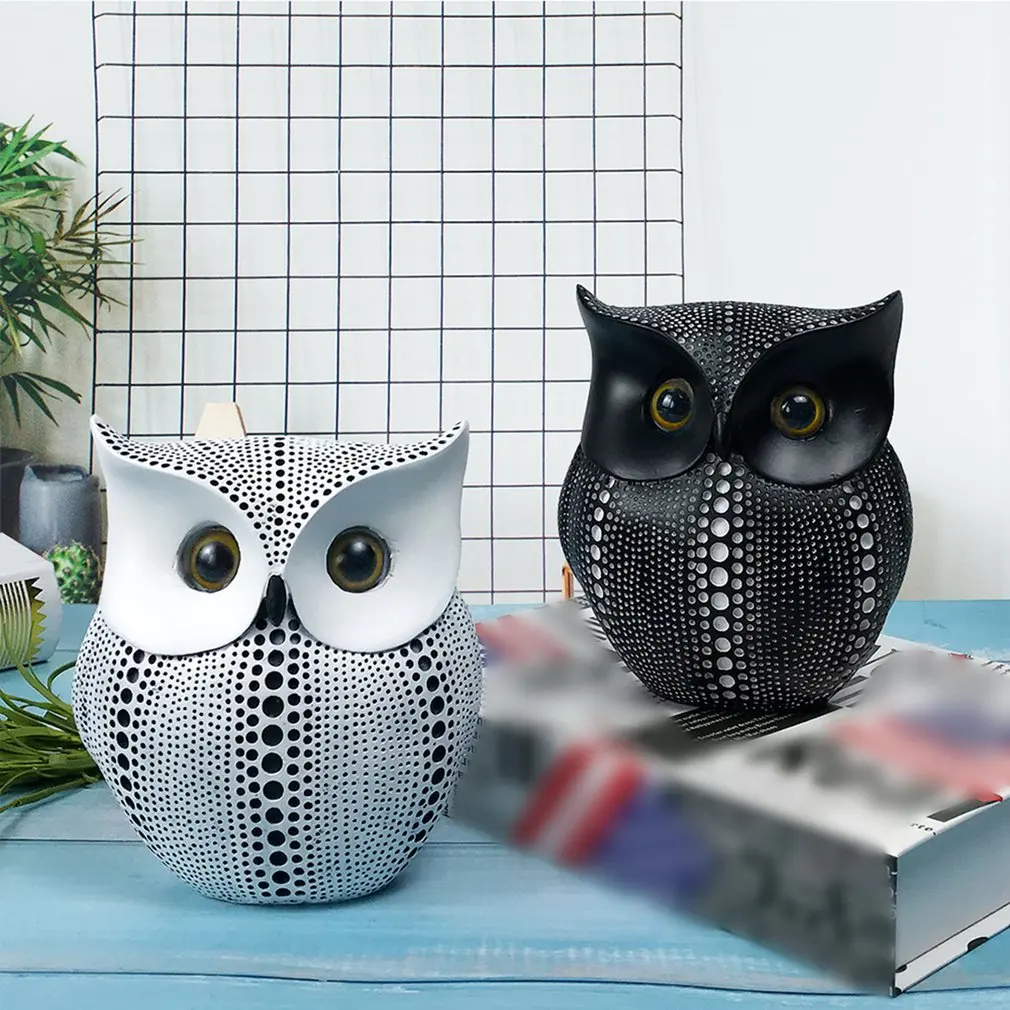 

Nordic Modern Minimalist Owl Ornaments Creative Home Accessories Art Soft Decoration Resin Manual Crafts