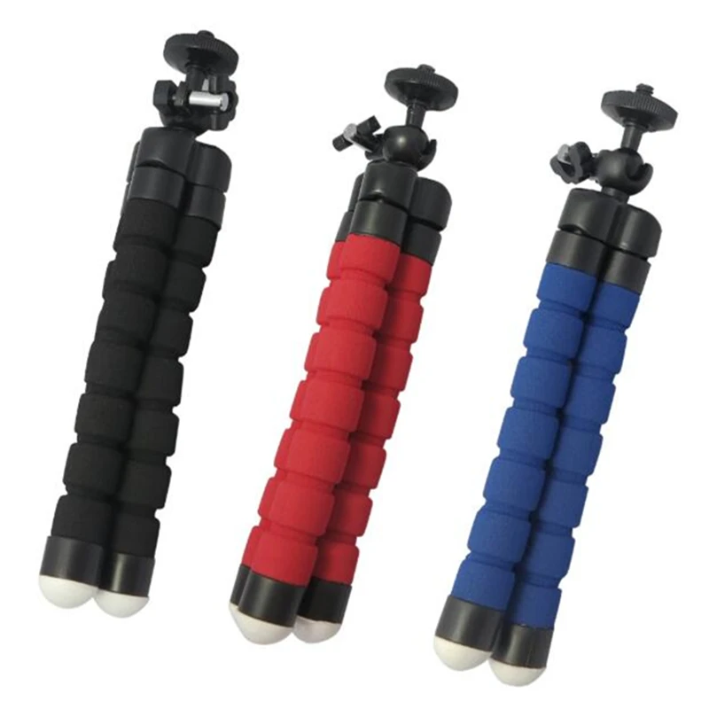 Гибкий губчатый мини штатив Осьминог с беспроводным дистанционным затвором для