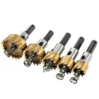 Высокоскоростная стальная пила для отверстий, режущий инструмент, пила, зубья из быстрорежущей стали 6542, сверла с титановым покрытием 1618, 5202530 мм, электроинструменты для сверления