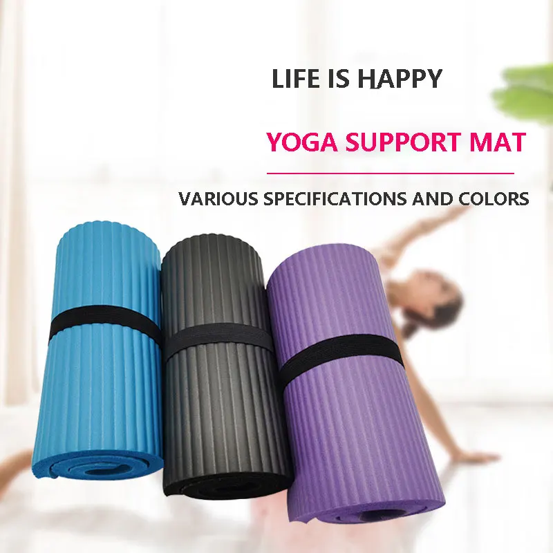 

60*25*1.5CM Yoga Mat Abdominal Wheel Pad Flat Support Elbow Pad Yoga Auxiliary Pad Home Gym Workout Mats