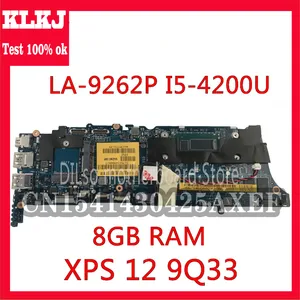 klkj la 9262p motherboard for dell xps 12 9q33 motherboard vaza0 la 9262p rev1 0 motherboard i5 4200u 8gb ram test 100 free global shipping