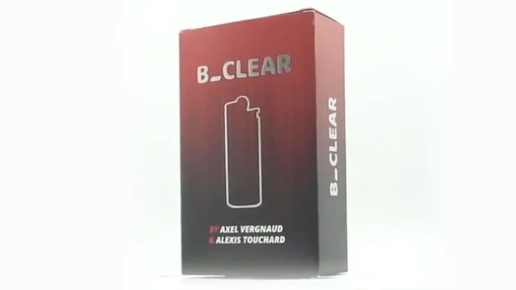 

B CLEAR (Gimmicks) от Axel vergno, магические Трюки крупным планом, реквизит для улицы, меняющий цвет